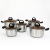 Pot Set Stainless Steel Bakelite Handle Set Pot Household Kitchen Gas Stove Applicable Electric Wooden Handle Set Pot