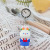 Creative Cartoon Key Button Cute Soft Rubber Miffy Rabbit Doll Pendant Little White Rabbit Key Bag Car Decoration