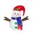 Cross-Border Christmas Inflatable Model Christmas Courtyard Decoration Props Christmas Snowman Elk Santa Claus Inflatable Model