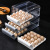 Household Multi-Layer Drawer Egg Storage Box Storage Box Kitchen Refrigerator Pull-out Crisper Egg Carton Put Egg Storage Box Pieces