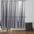 Bathroom Waterproof Door Curtain Shower Curtain Mildew-Proof Polyester Plain Color 180*180 Customizable Size