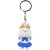 Creative Cartoon Key Button Cute Soft Rubber Miffy Rabbit Doll Pendant Little White Rabbit Key Bag Car Decoration