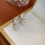 Silver Needle Pearl Cluster Flower Earrings French Style Retro Design Ear Stud Earring Fashion Trending New Earrings Women