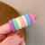 Children's Color Seamless Towel Ring Little Princess Hair Band Infants Baby Does Not Hurt Hair Rubber Bands Highly