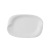 Hotel Pure White Intensified Porcelain Ceramic Tableware 10-12 Inch Rectangular Crab Plate Western Cuisine Steak Plate