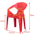 Outdoor Plastic Chair Backrest Stackable Armchair Thickening Chair Home Leisure Stall Dining Chair Night Chair