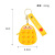 Factory Direct Sales Pop It Mini Keychain Handbag Pendant Avocado Silicone Bag Deratization Pioneer Coin Purse