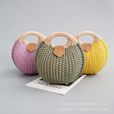 Factory Wholesale Customized Trendy Women's Bags Woven Bag Fashion Tote Satchel Shell Bag