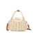 Trendy Women's Bags Rattan Handbag Vacation Casual Messenger Bag Handbag All-Match Shoulder Woven Bag