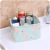 Cartoon Cotton Linen with Handle Desktop Sundries Basket Storage Box Cabinet Small Clothing Fabric Basket daily use