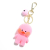 New Vinyl Flocking Doodle Duck Doll Keychain Pendant Lovely Bag Pendant Car Key Ring Gift