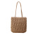 Trendy Women's Bags Woven Bag Hollowed Fashion One-Shoulder Straw Bag Paper String Casual Beach Bucket Bag Customization
