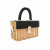 Trendy Women's Bags Acrylic Flip Straw Bag Wooden Handle Woven Bag Rattan Weave Bag Wholesale