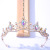 Bridal Crown New Korean Headdress Alloy Rhinestone-Encrusted Crystal Wedding Dress Accessories Amazon Hair Accessories Ornament