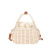 Handmade Vine Woven Woven Bag Women's Shoulder Bag Summer Simplicity Holiday Shoulder Bag Fashion Straw Bag