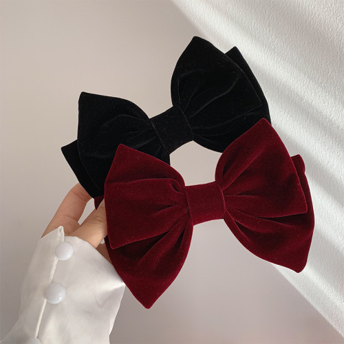 sweet college vitality big bow hairpin elegant temperament japanese sweet duckbill clip internet celebrity fresh headdress