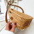 Customized Processing Straw and Rattan Woven Handbag Crossbody Bag Women's Woven Bag Trendy Women's Bags Wholesale