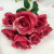 Nordic Fresh Moist Feeling Rose Bouquet Simple Living Room and Dining Table Decoration Decoration Wedding Flower Bouquet Snow Mountain Rose