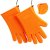 Oven Anti-Scald Five-Finger Love Microwave Oven Gloves High Temperature Resistant Kitchen Baking Heat Insulation Gloves