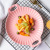 Household Creative Color Glaze Binaural Hollow Chrysanthemum Ceramic Ovenware Commercial Swing Plate Dinner Plate Fruit Plate Foreign Trade