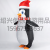 Amazon New Christmas Penguin Inflatable Clothing Red Hat Scarf Penguin Play Inflatable Clothing Outfit