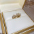 Tiktok Same Style Opal Pearl Diamond-Embedded Love Flower Open Ring Dongdaemun Light Luxury Index Finger Ring Bracelet for Women