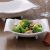 Ceramic Bamboo Bowl Hotel Supplies Special-Shaped Pure White Soup Bowl Creative Household Fruit Plate Daily Tableware