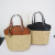 Trendy Women's Bags Ins Style Soft Women's Handbag Handmade Straw Bag Shoulder Bag Factory Wholesale