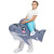Cross-Border Amazon Riding Shark Inflatable Clothing Christmas Children's Performance and Show Inflatable Doll Clothing