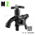 WashingMachineQuick Opening Faucet Wall-Mounted Copper Faucet Mop Pool Water Tap Electroplating Single Hole Water Nozzle