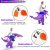 2022 New Halloween Purple Pterosaurus Riding Inflatable Clothing Cosplay Dinosaur Props Doll Clothing