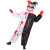 Amazon New Black and White Clown Inflatable Clothing Party Gathering Role Play Spoof Black and White Clown Inflatable Clothing