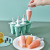Folding Silicone Popsicle Mold Household DIY Ice Cream Ice Maker Children Ice-Cream Mould Ice Sucker Popsicle 6 Groups Ice Tray