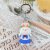 Creative Cartoon Key Button Cute Soft Rubber Miffy Rabbit Doll Pendant Little White Rabbit Key Bag Car Decoration