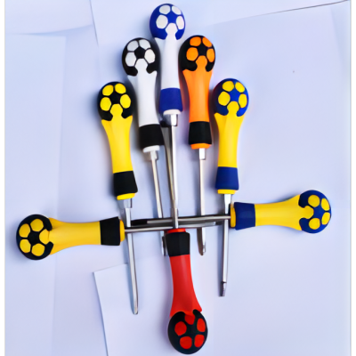 Manufacturer Football Single Handle Smiley Handle Single Screwdriver Cross and Straight Screwdriver