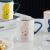 Creative Bright Starry Sky Ceramic Cup with Cover Spoon Student Holiday Birthday Gift Office Drinking Coffee Cup Wholesale