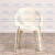 Nordic Plastic Chair Thickened Backrest Stool Dining Chair Home Leisure Lawn Chair Stall Coffee Chair Armchair