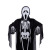 Skull Ghost Clothes with Skeleton Print Makeup Ball Garment Halloween Costume Clothes Adult Children Horror Mask