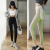 Autumn and Winter Latex Weight Loss Pants Fleece-Lined Thick Leggings High Waist Yoga Shark Pants for Women Wholesale