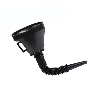 Car Motorcycle Filler Funnel Fuel Bucket With Strainer Injection Funnel Self-Driving Travel Emergency Tool