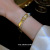 Real Gold Electroplated Opal Zircon Geometric Bracelet Korean Niche Ins Bracelet High-Grade Light Luxury Bracelet Wholesale