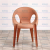 Nordic Plastic Chair Thickened Backrest Stool Dining Chair Home Leisure Lawn Chair Stall Coffee Chair Armchair
