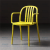 Light Luxury Chair Backrest Cosmetic Chair Plastic Chair Nordic Hollow Dining Chair Modern  Chair Household Dining Chair