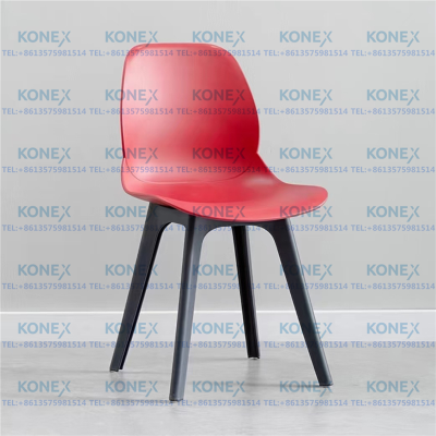 Nordic Simple Dining Chair with Backrest Ergonomic Plastic Chair Long Sitting Comfortable Home Creative Leisure Stool 