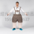 2022 Amazon New Dress-up Inflatable Clothing Party Gathering Suit Waiter Performance Doll Inflatable Clothing