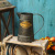 American Retro Vase Antique Decorative Iron Flower Pot Iron Basin Dried Flower Vase