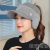 Hat Women's Autumn and Winter Air Top Thickened Earflaps Warm Peaked Cap Korean Style Versatile Outdoor Cold-Proof Knitted Woolen Cap Tide