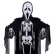 Skull Ghost Clothes with Skeleton Print Makeup Ball Garment Halloween Costume Clothes Adult Children Horror Mask