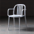 Light Luxury Chair Backrest Cosmetic Chair Plastic Chair Nordic Hollow Dining Chair Modern  Chair Household Dining Chair