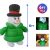 Cross-Border Christmas Green Snowman Inflatable Model 6ft LED Christmas Courtyard Decoration Inflation Model Ornaments